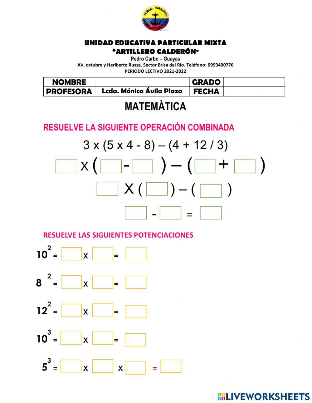 Suma  y resta de fracciones