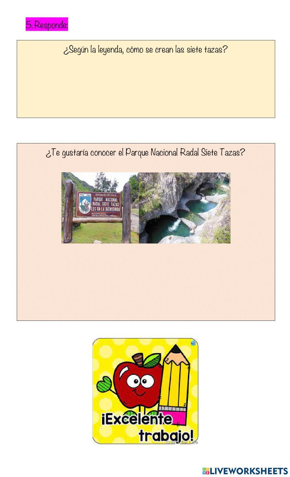 Leyenda siete tazas chile