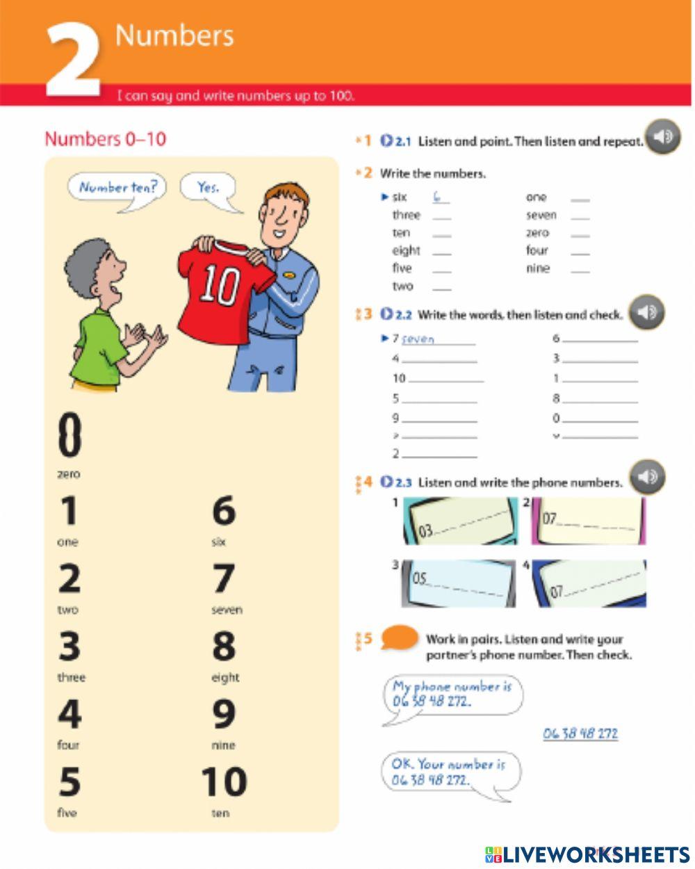 Lesson 2: Numbers
