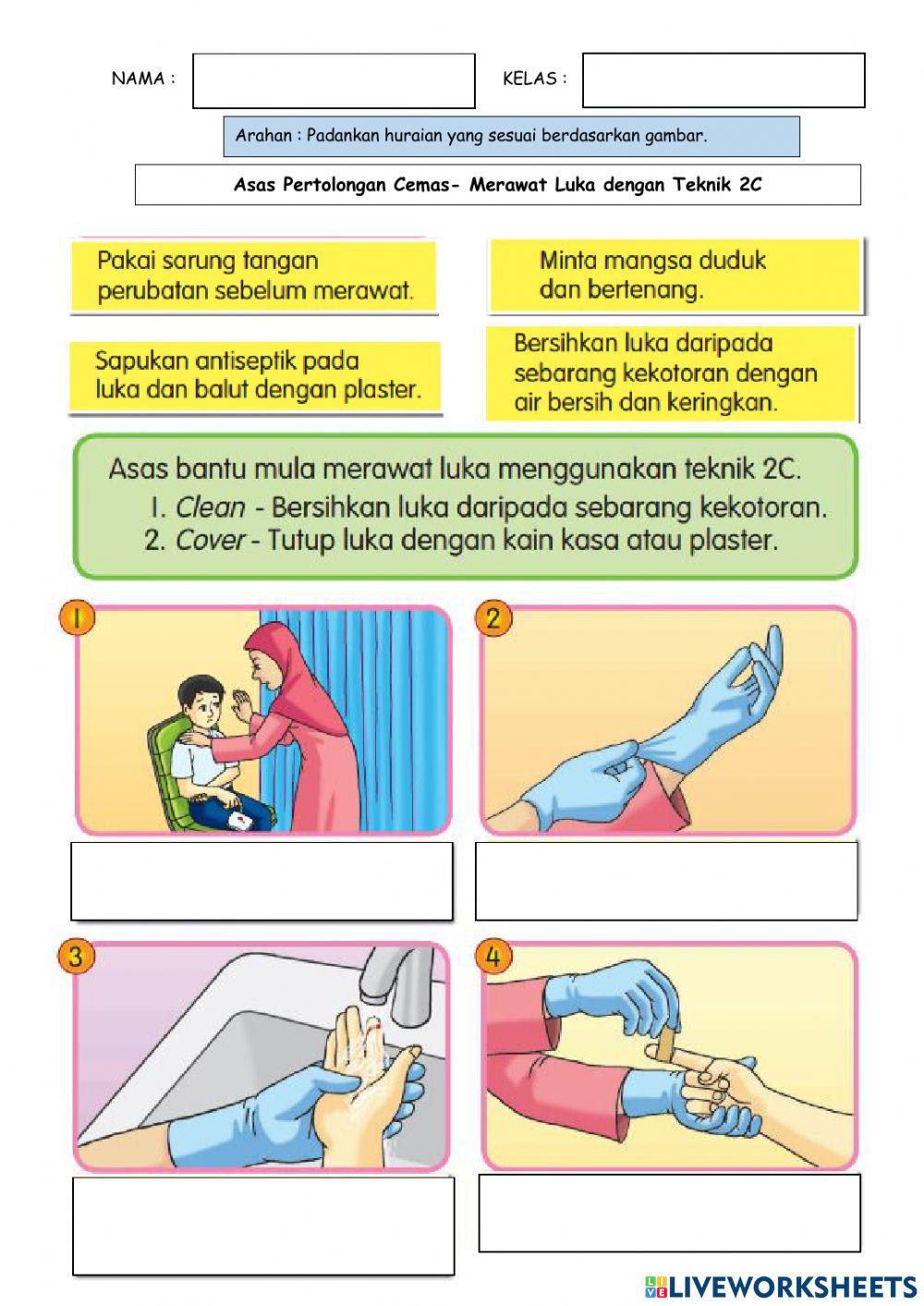 Asas pertolongan cemas- rawatan luka