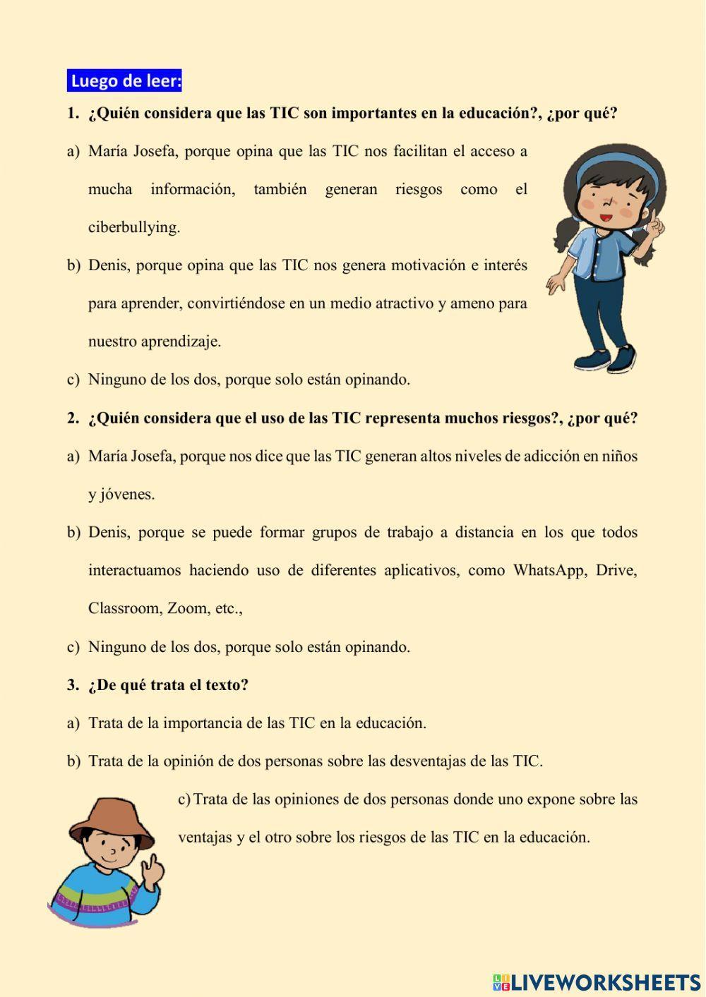 Ventajas y riesgos de las TIC en la educación