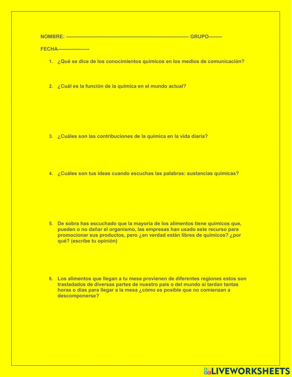 ¿Cuáles son las implicaciones de la química en el mundo actual?