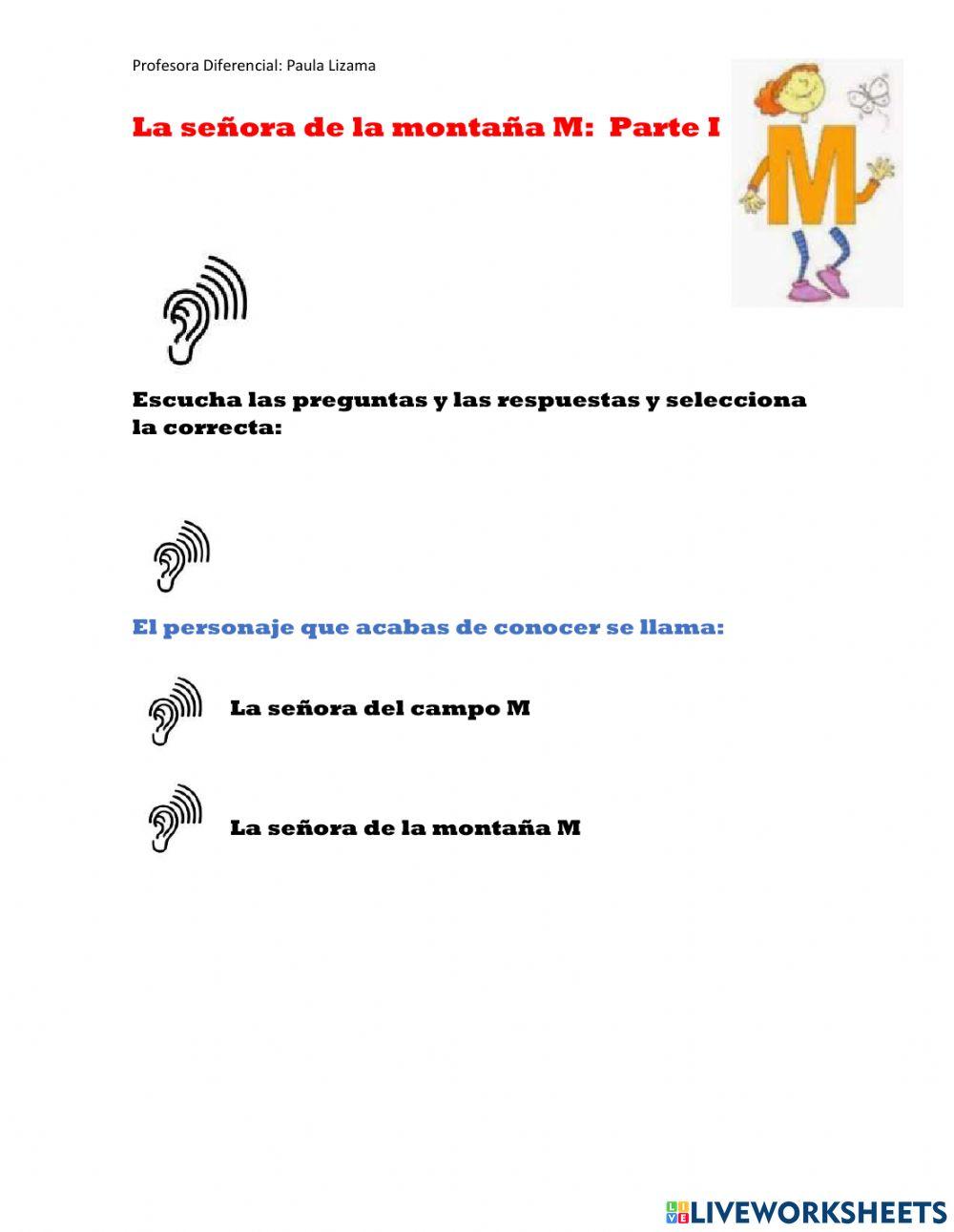 La señora de la montaña m