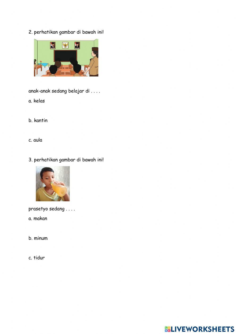 PTS Bahasa Indonesia Selasa