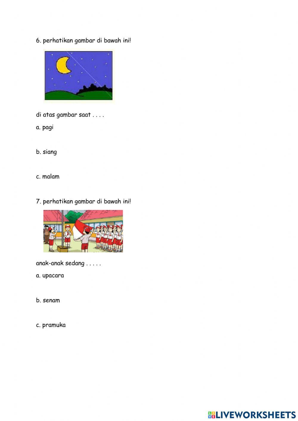 PTS Bahasa Indonesia Selasa