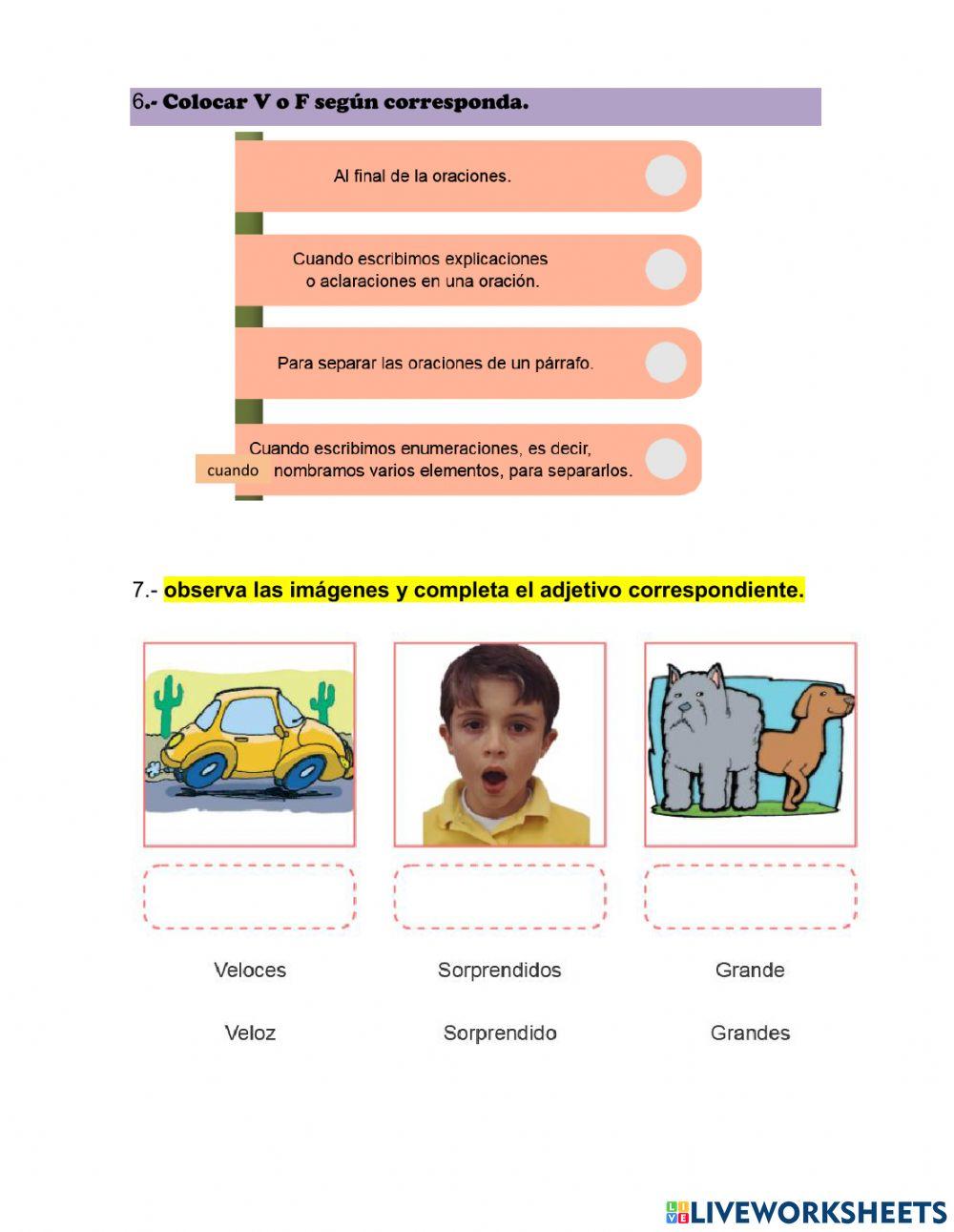 Examen lengua y literatura