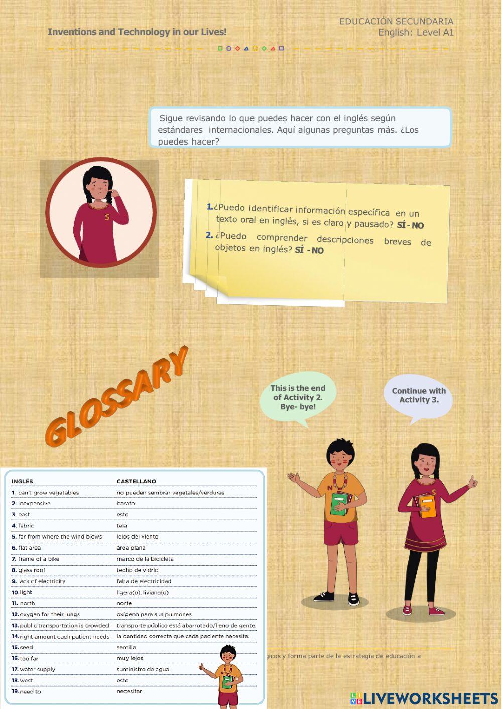 Inventions and technology A1 week 29 irc