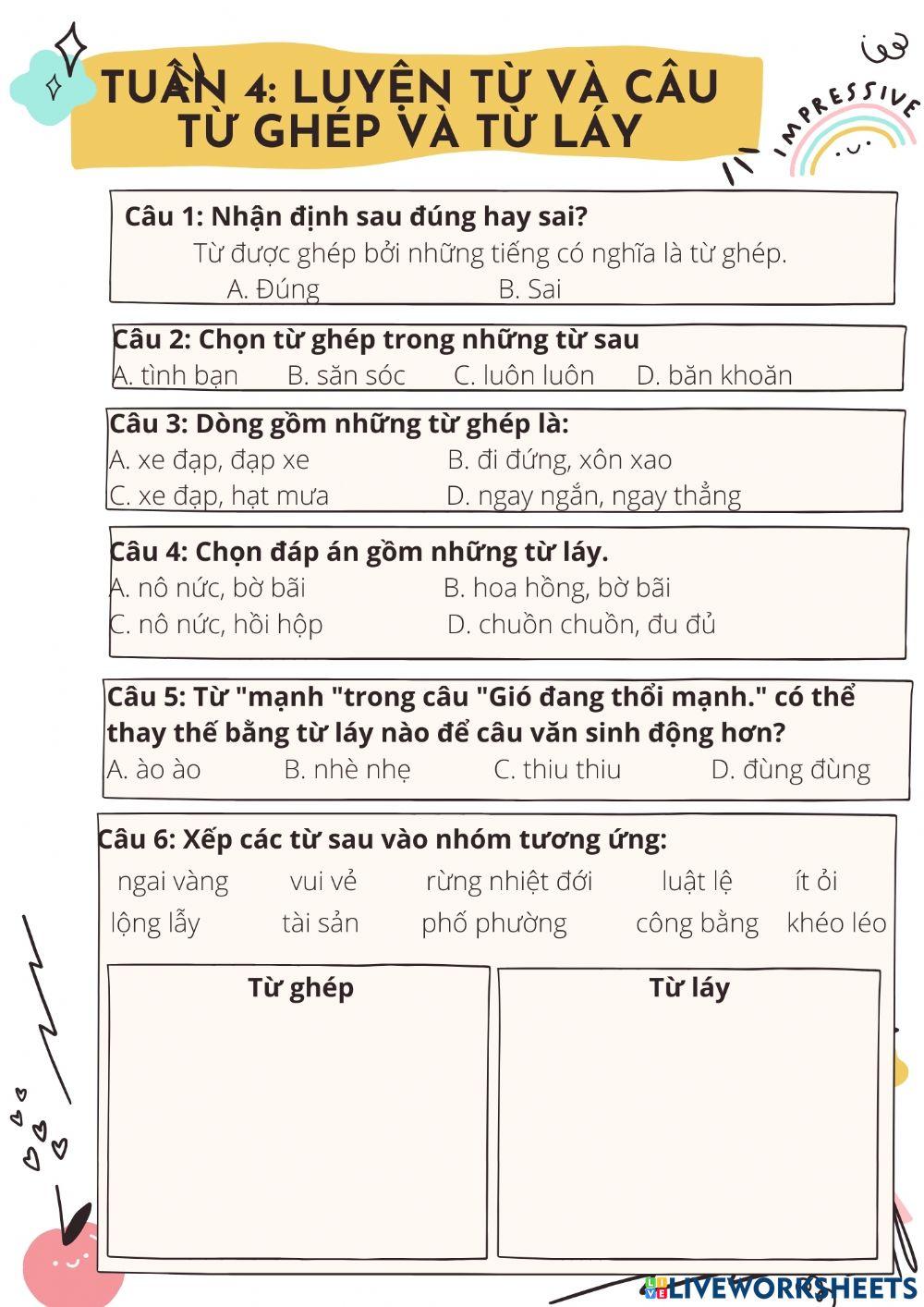 Tuần 4: BTVN LTVC1