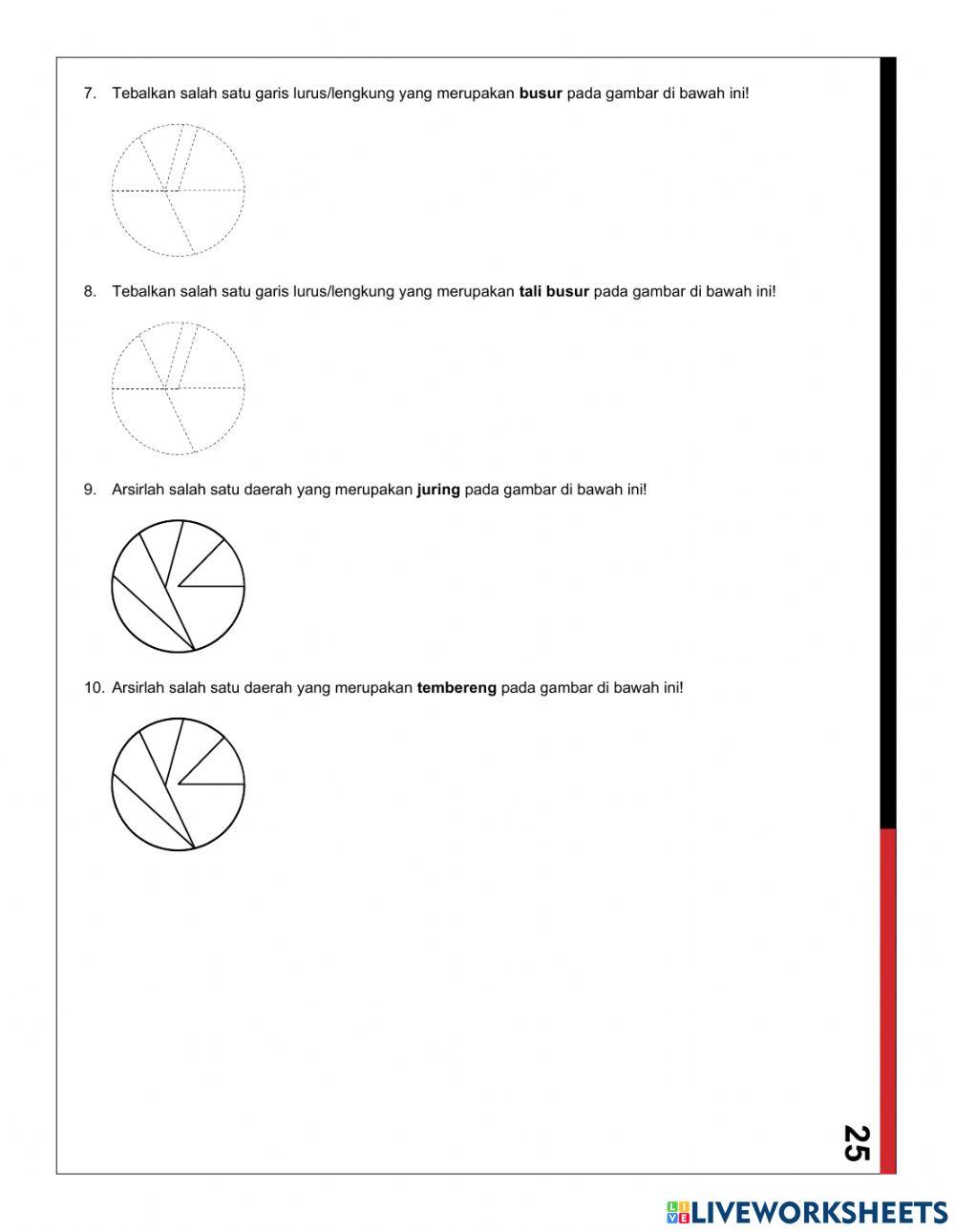 Mengenal unsur-unsur lingkaran