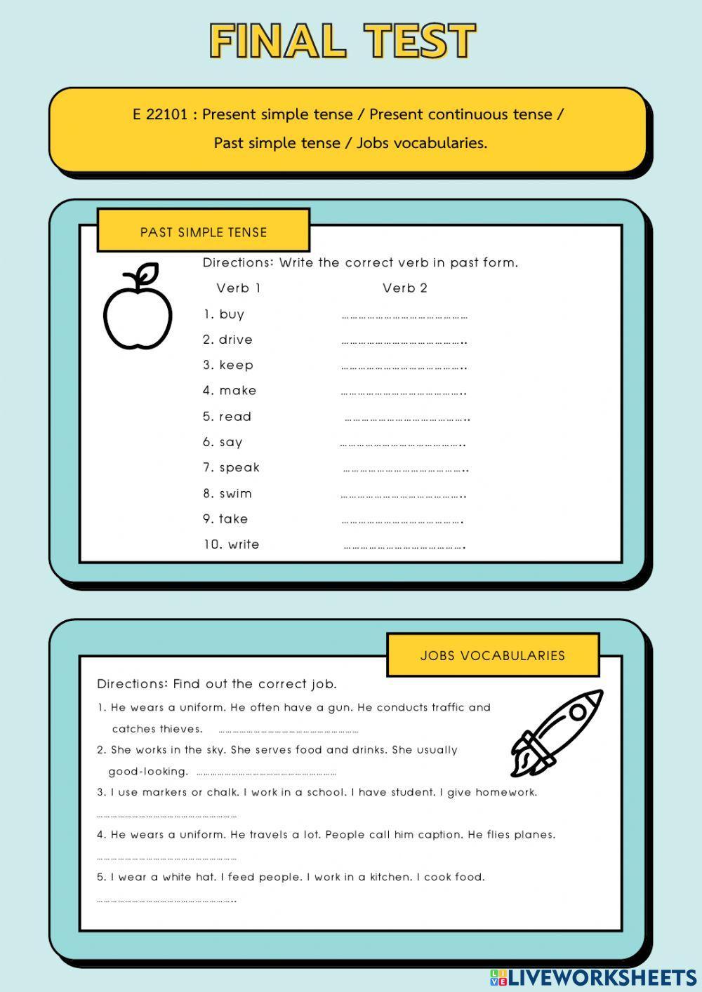 Final test m.2 semister 1 2-6