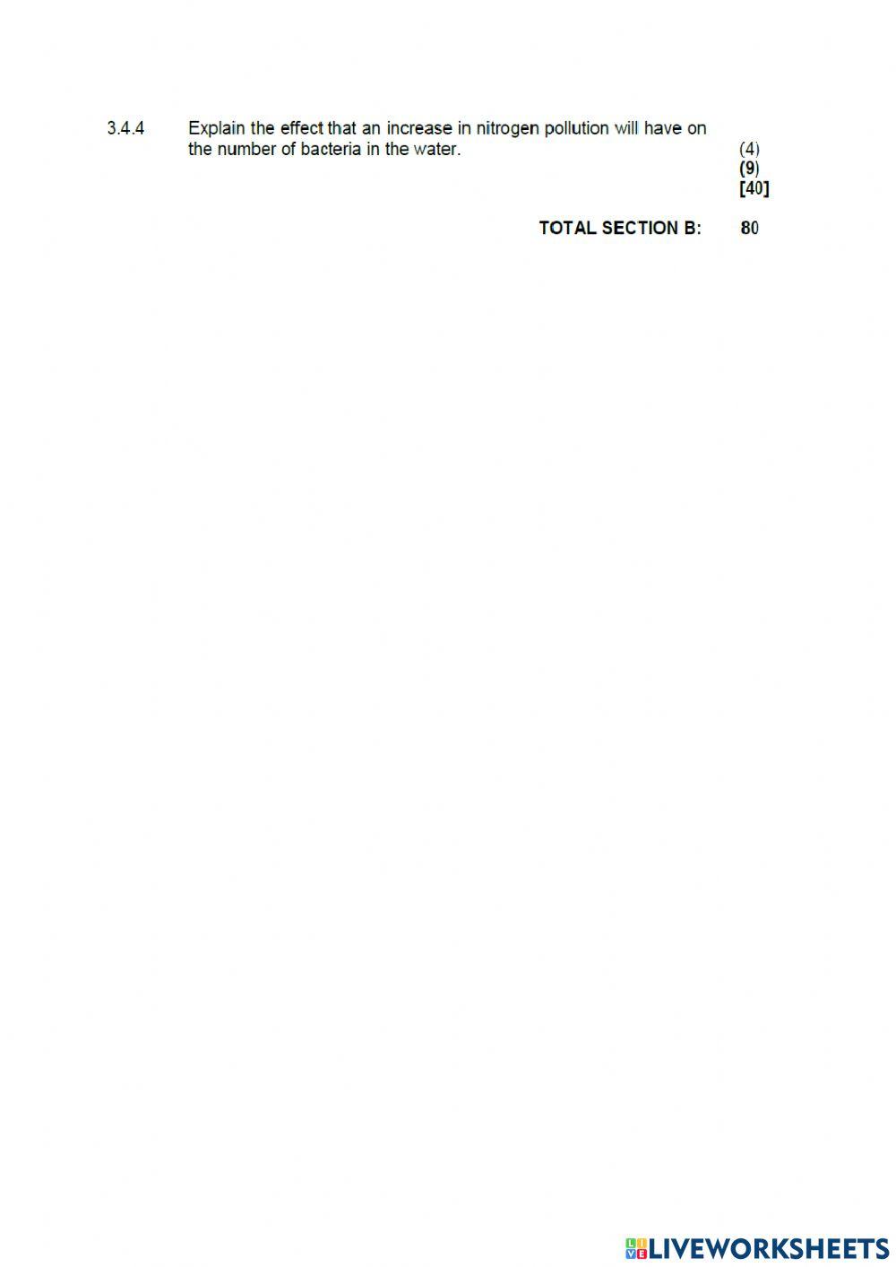 LIFE SCIENCE paper Model b