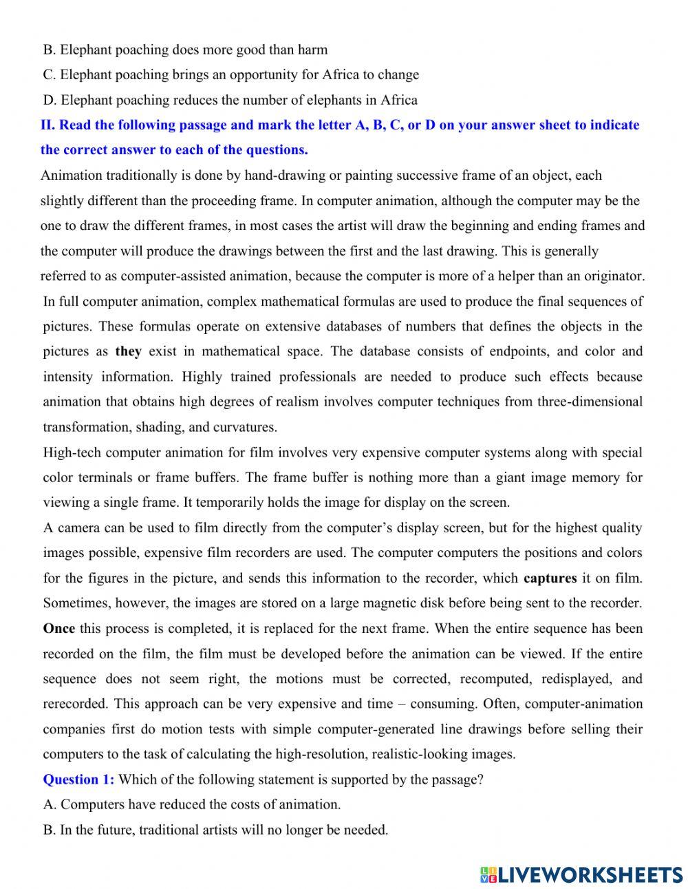 English Grade 12 - Unit 3