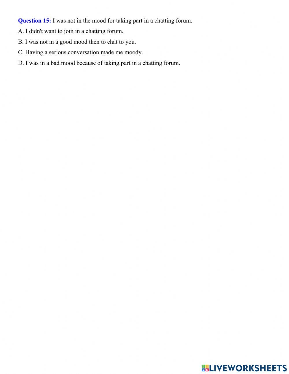 English Grade 12 - Unit 4