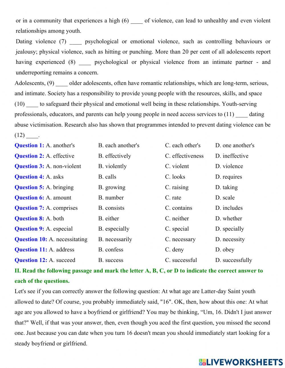English Grade 11 - Unit 2
