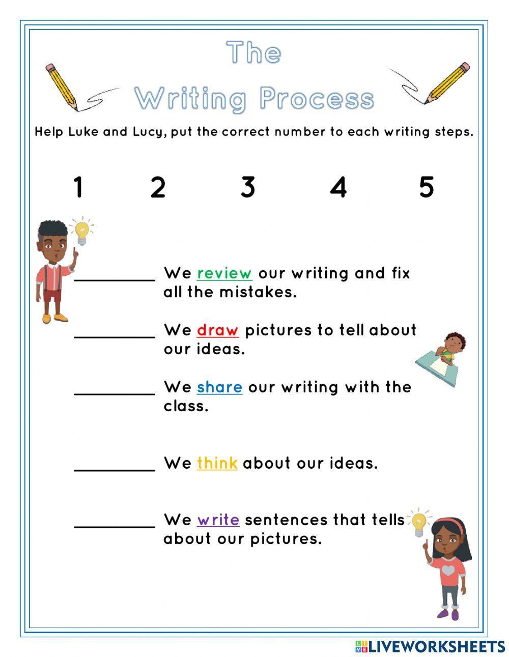 writing-process-worksheet