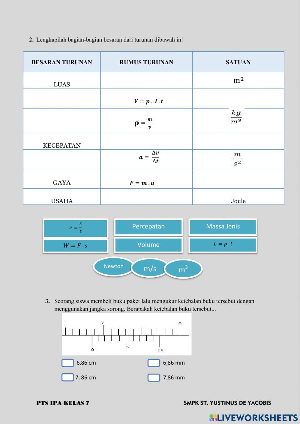 Pts ipa kelas 7 2021