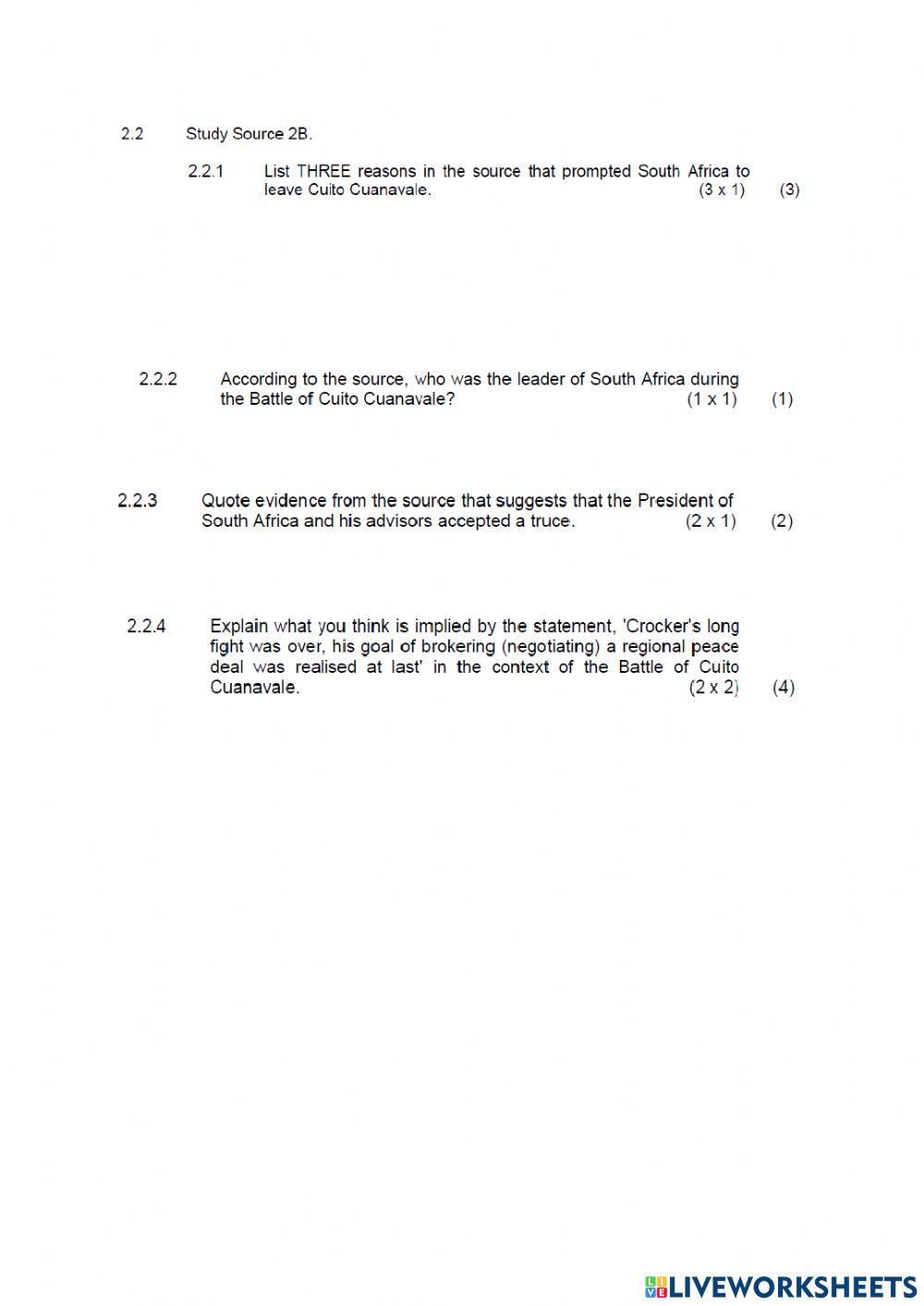 History paper 1 part 2