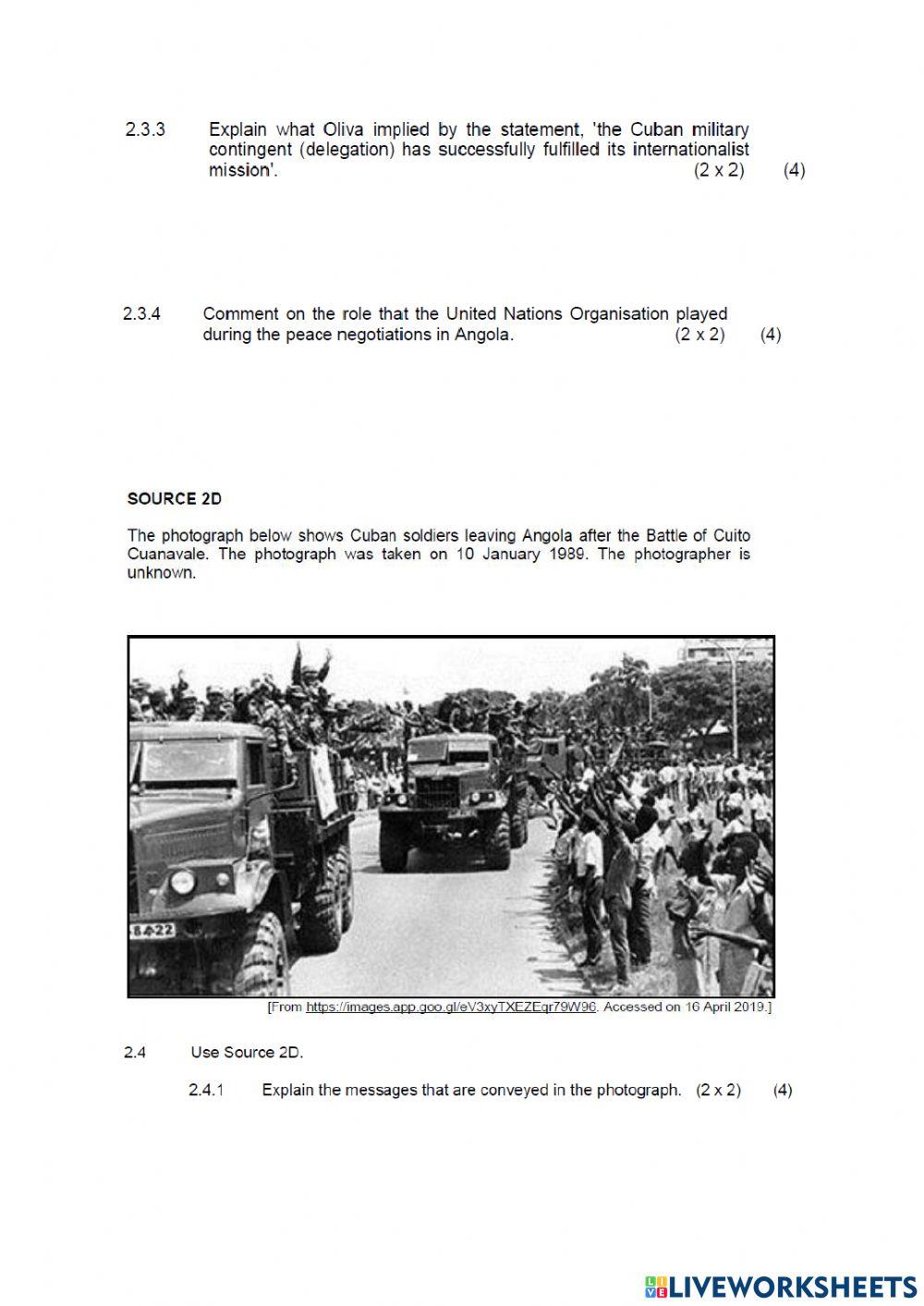 History paper 1 part 2