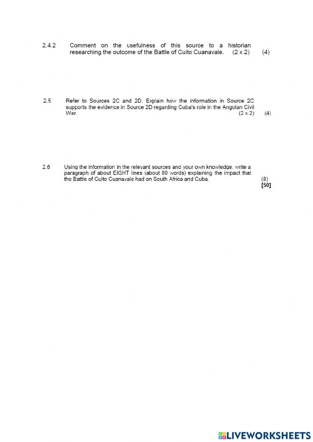 History paper 1 part 2