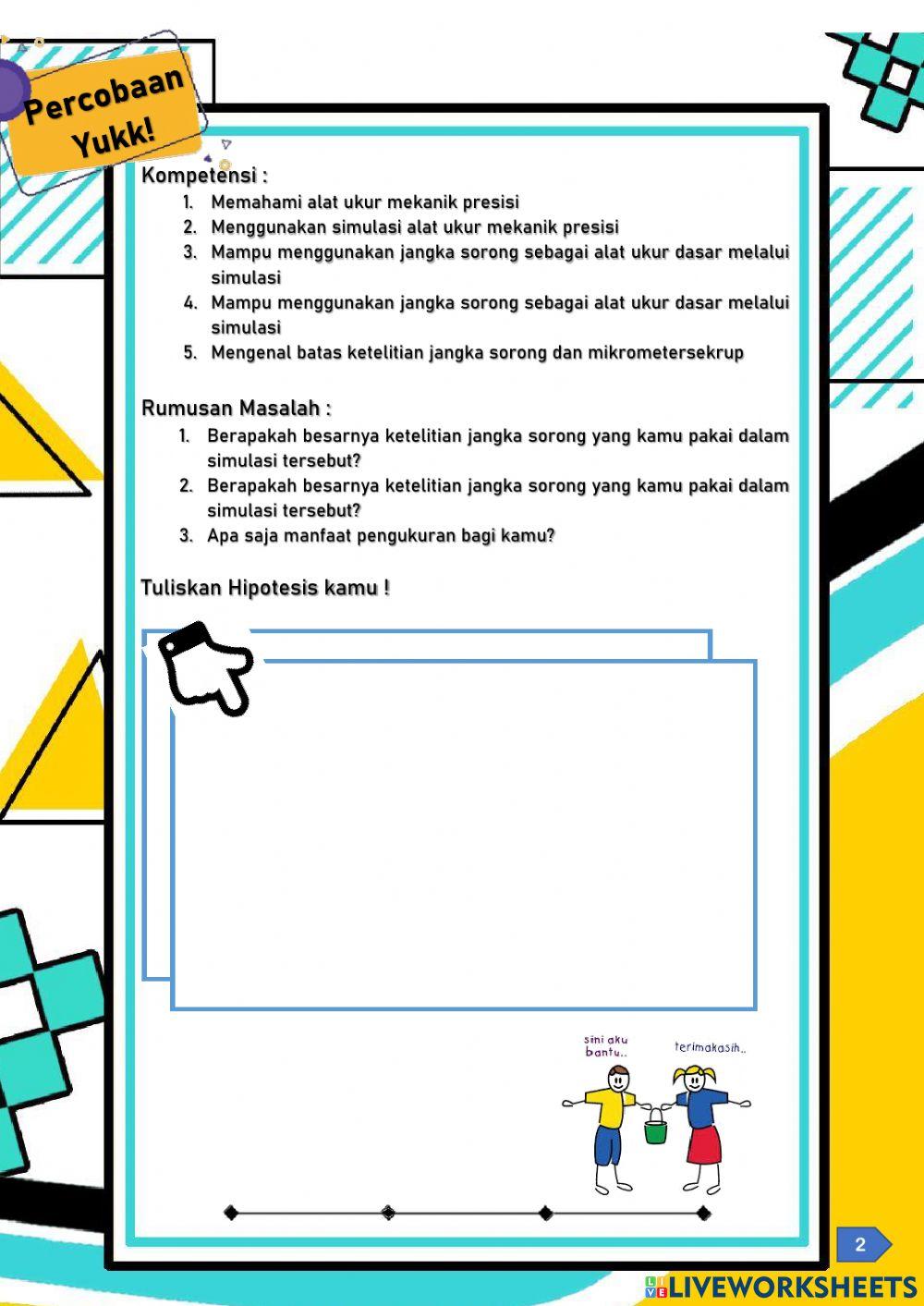 Praktikum Virtual Simulation Besaran dan Pengukuran
