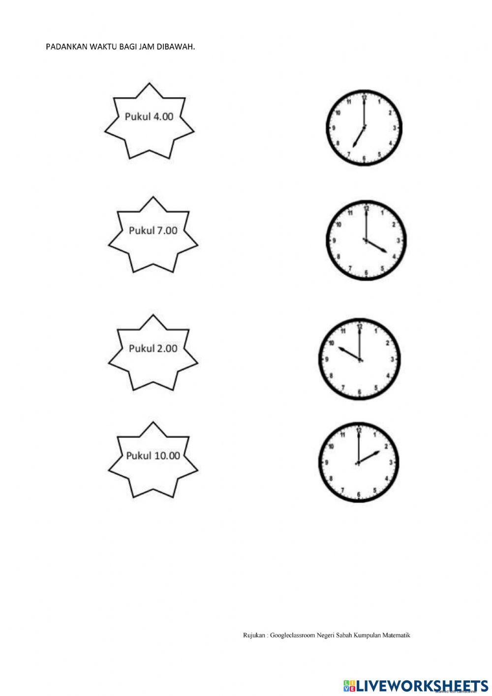 Waktu dan jam