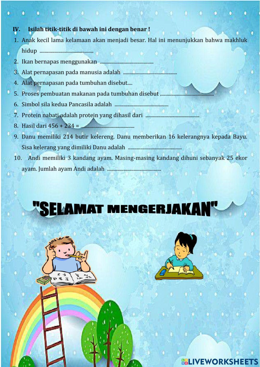 Soal pas tema 1