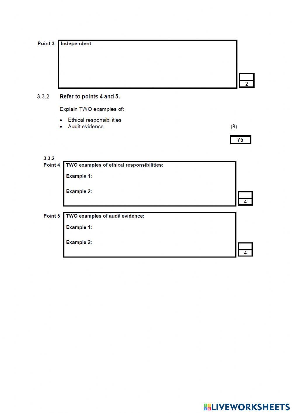 Accounting paper 1 part 2
