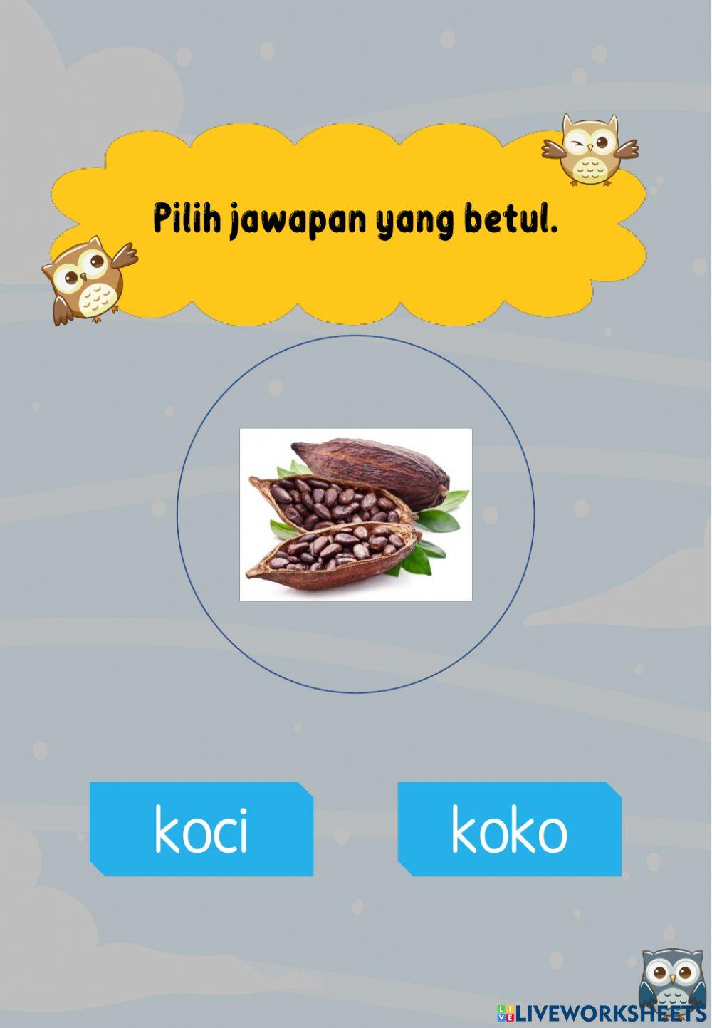 Latihan Suku Kata KV