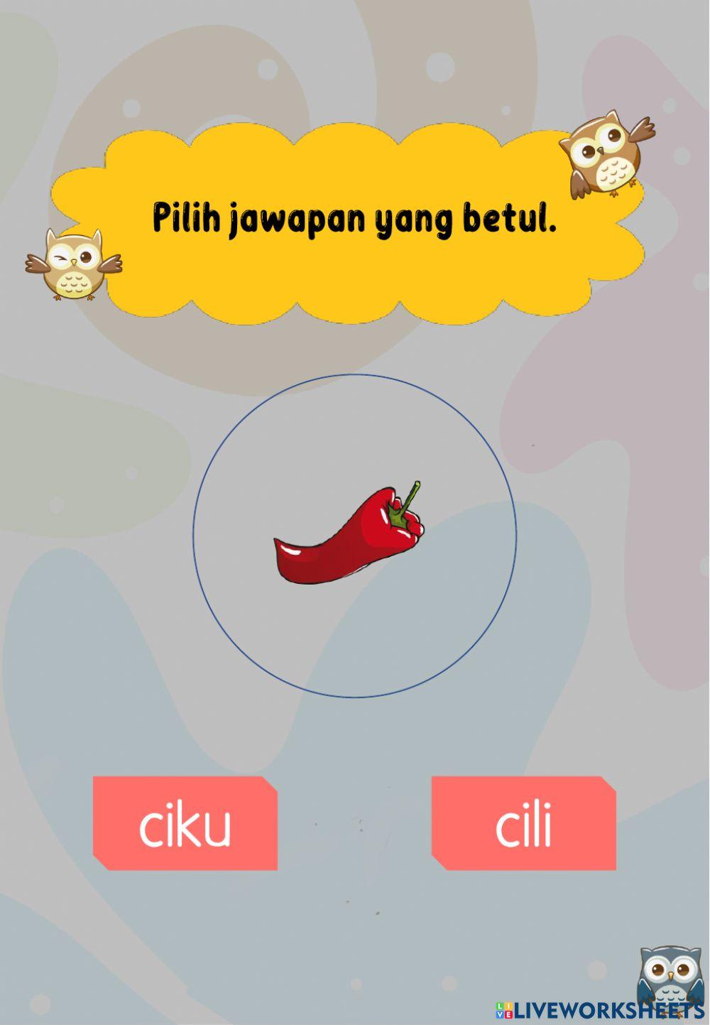 Latihan Suku Kata KV