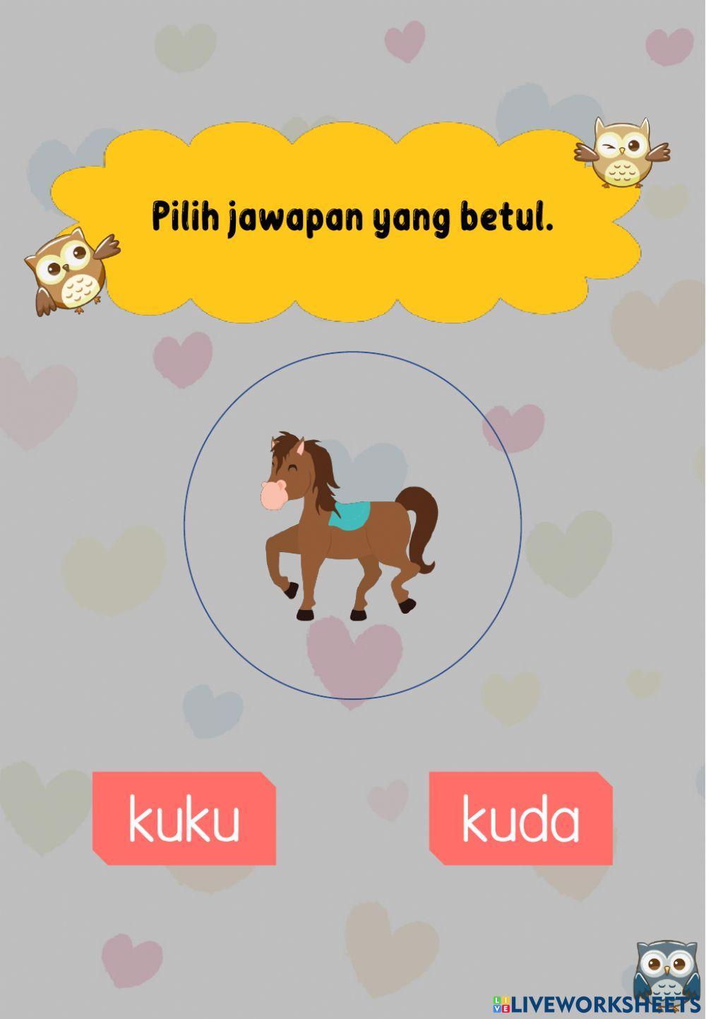 Latihan Suku Kata KV