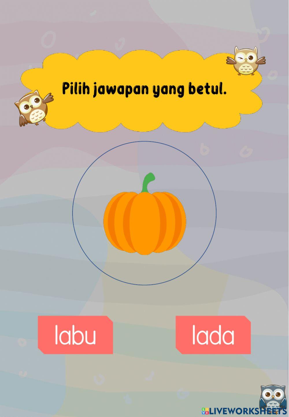 Latihan Suku Kata KV