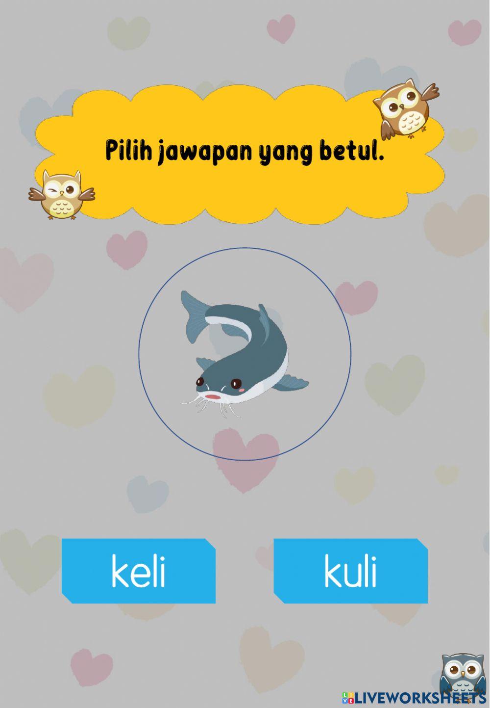 Latihan Suku Kata KV