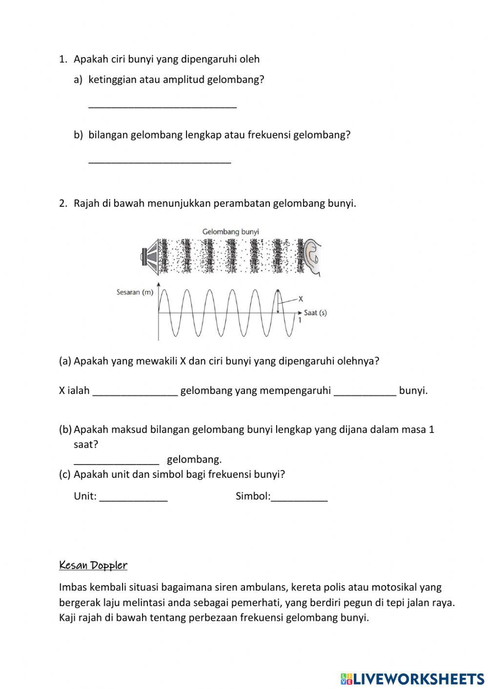 Kenyaringan dan kelangsingan bunyi