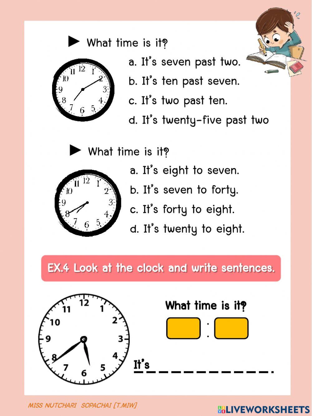 Telling the time Part.1