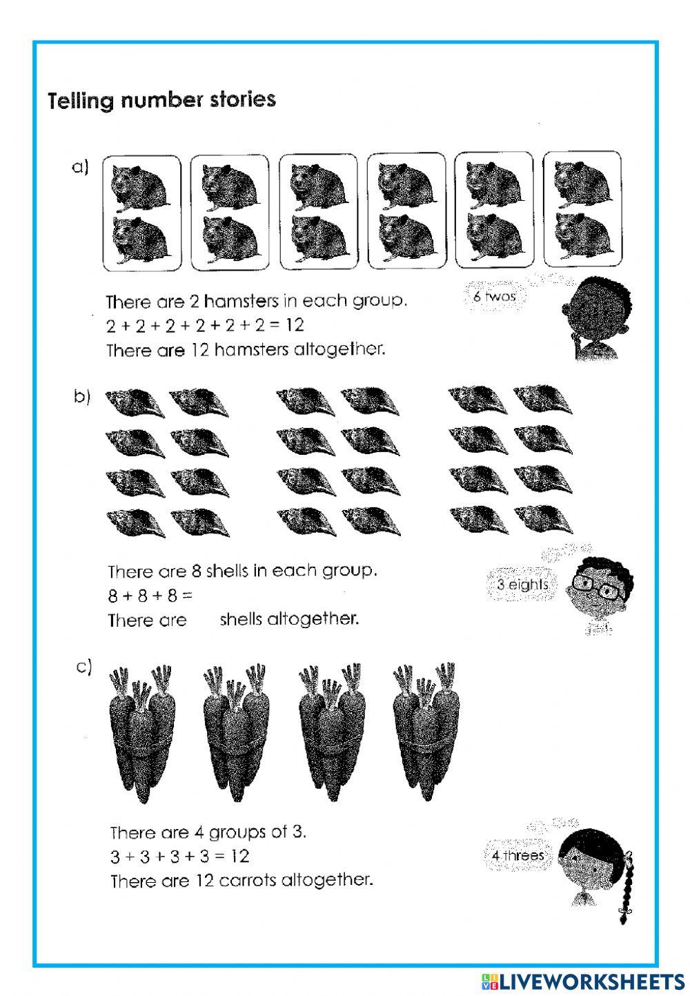 Multiplication Stories