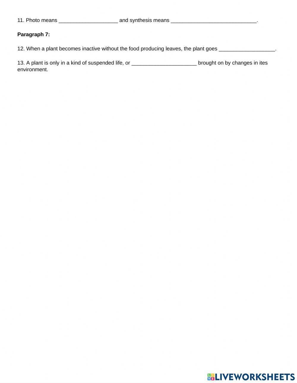 Photosynthesis 9-27-2021