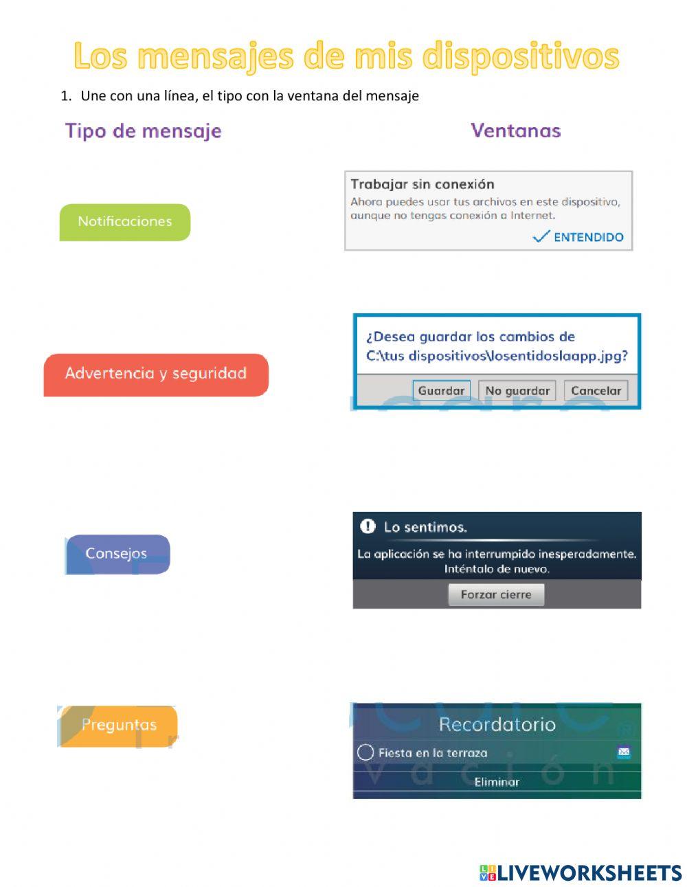 Mensajes de mis dispositivos