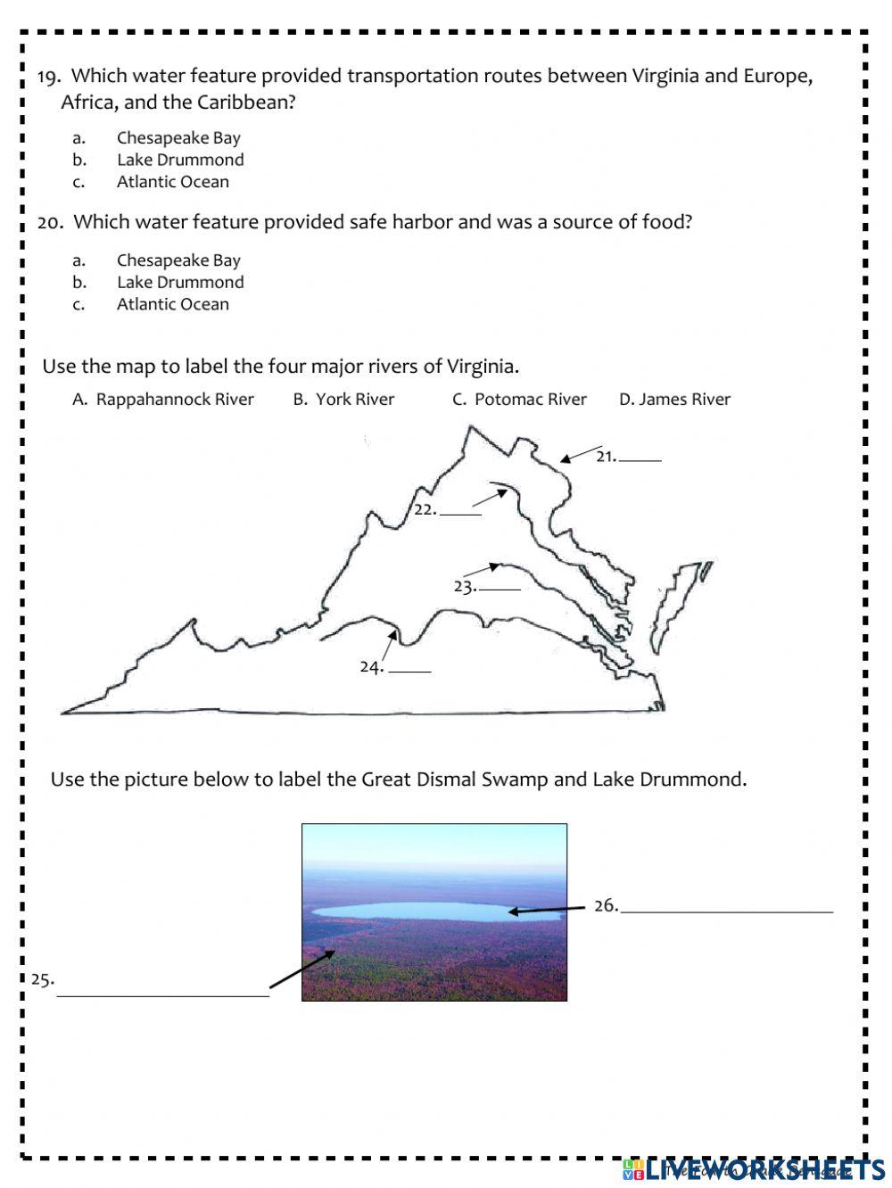 VS2 Quiz Geography