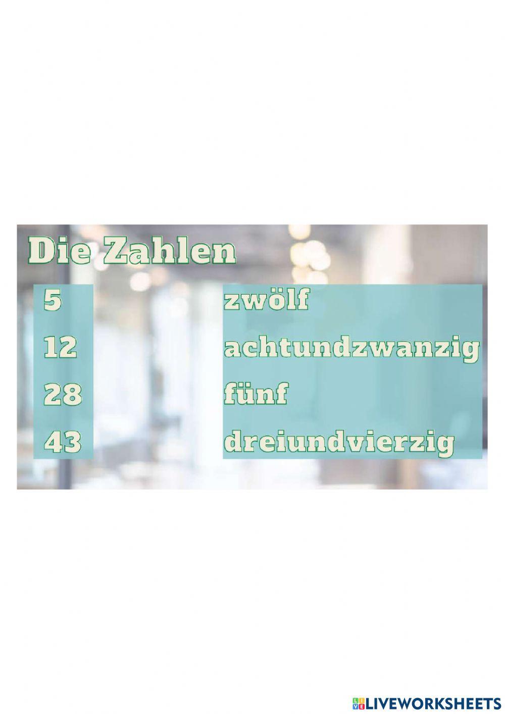 Die Zahlen