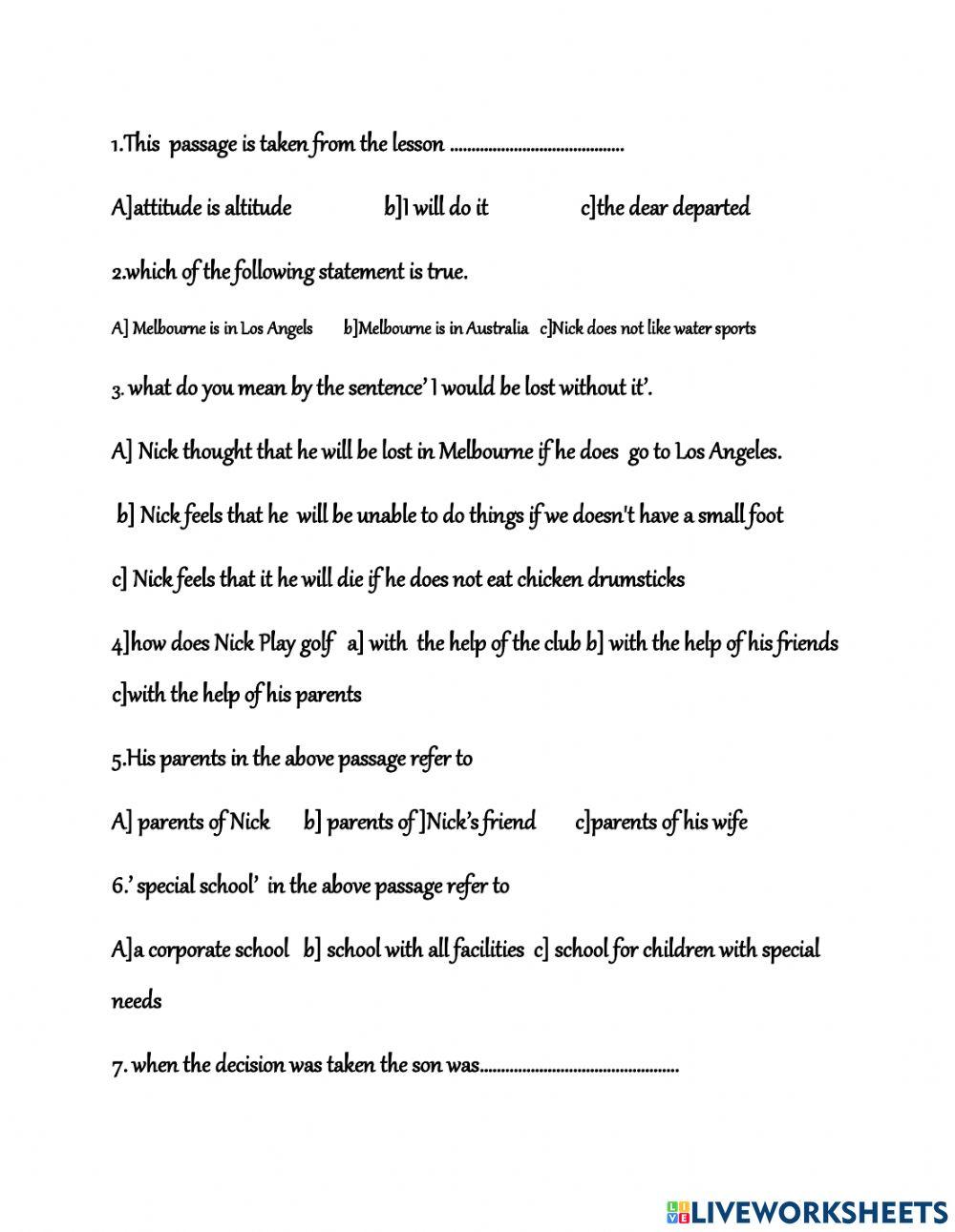 English:attitude is altitude