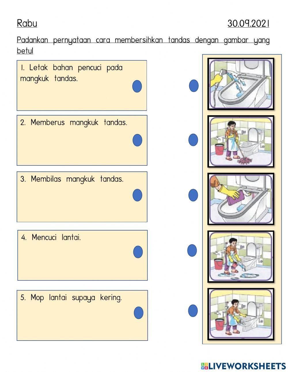 Latihan 2 - Mari Bersihkan Tandas
