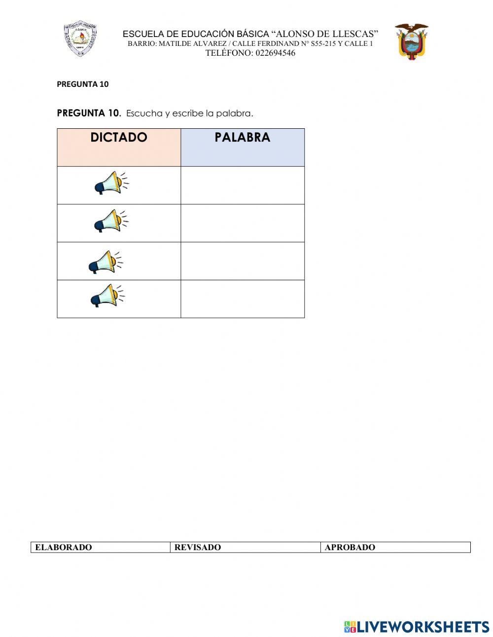 Evaluacion diagnostico