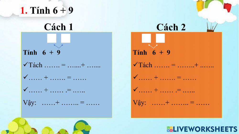 Bài tập Toán ngày 28-9