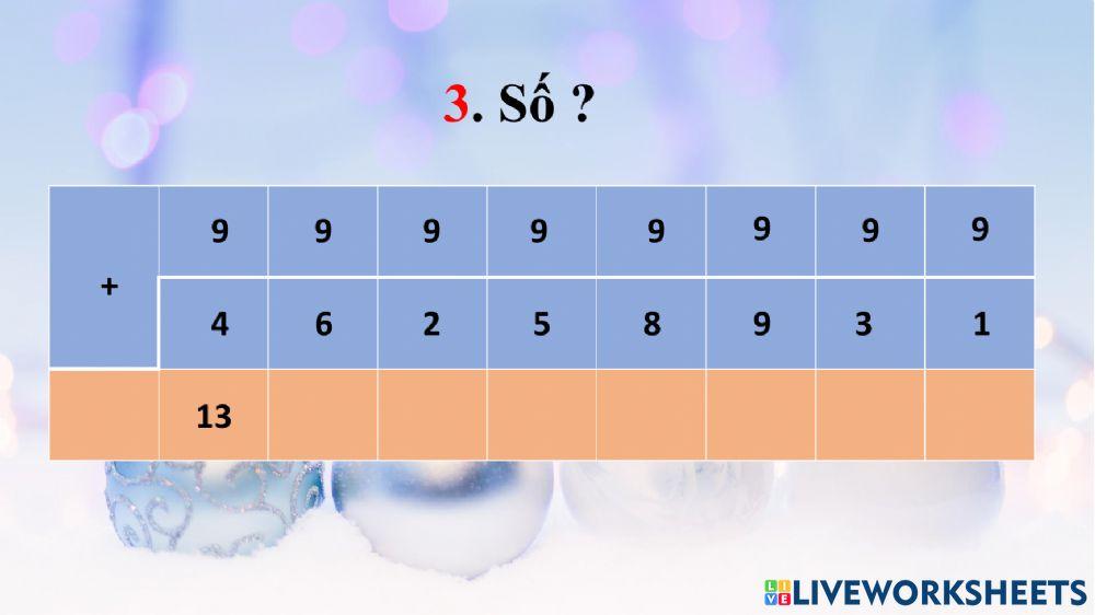 Bài tập Toán ngày 28-9