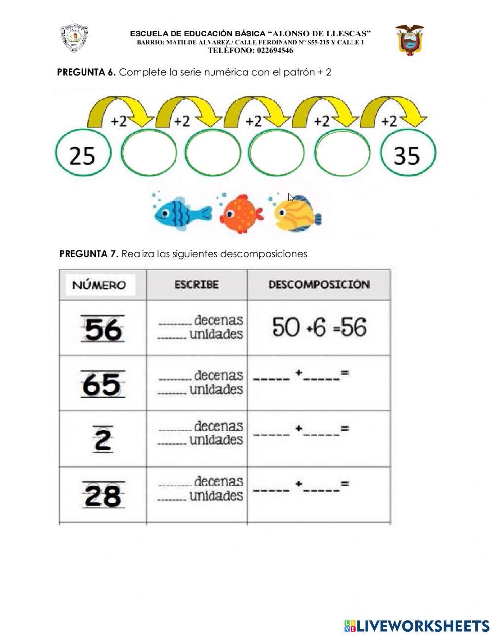 Evaluacion matematica