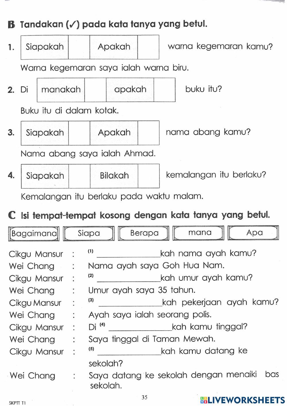 BM-Kata Tanya dan Kata Majmuk