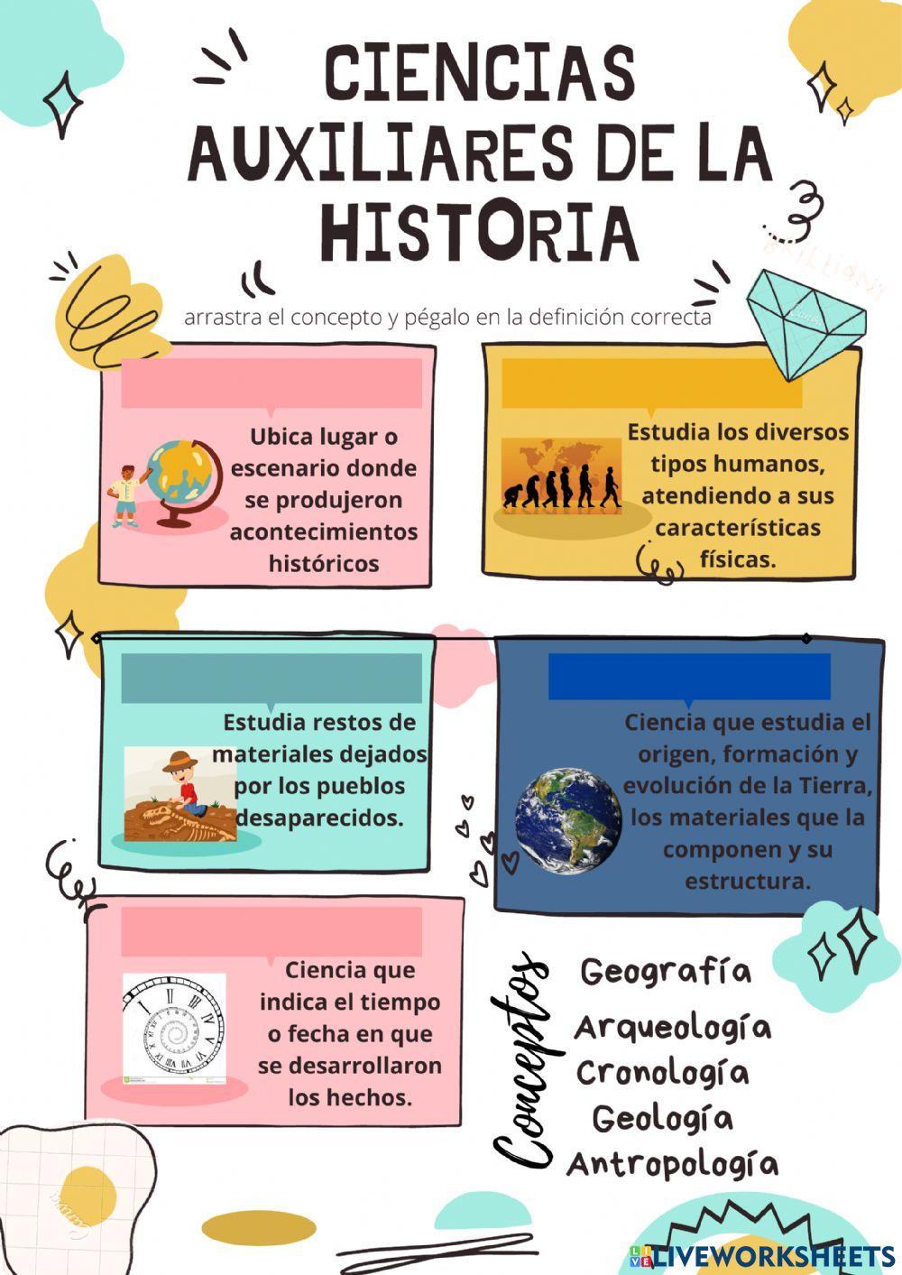 Ciencias Auxiliares de la Historia online worksheet Live Worksheets Ciencias Auxiliares de la Historia online worksheet Live Worksheets