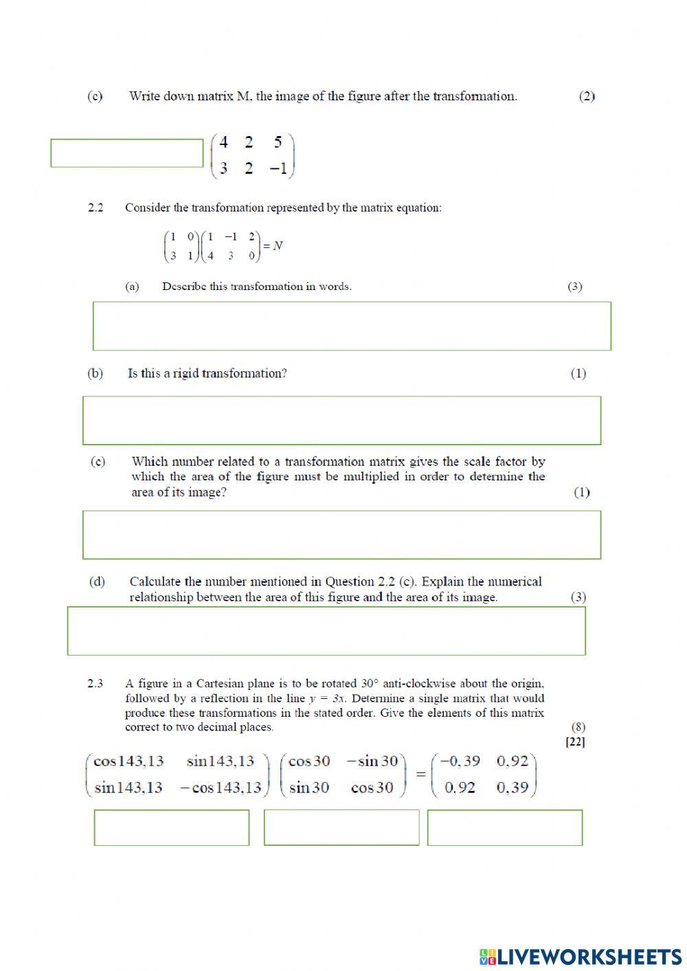 Higher math paper 2 statistics part 3