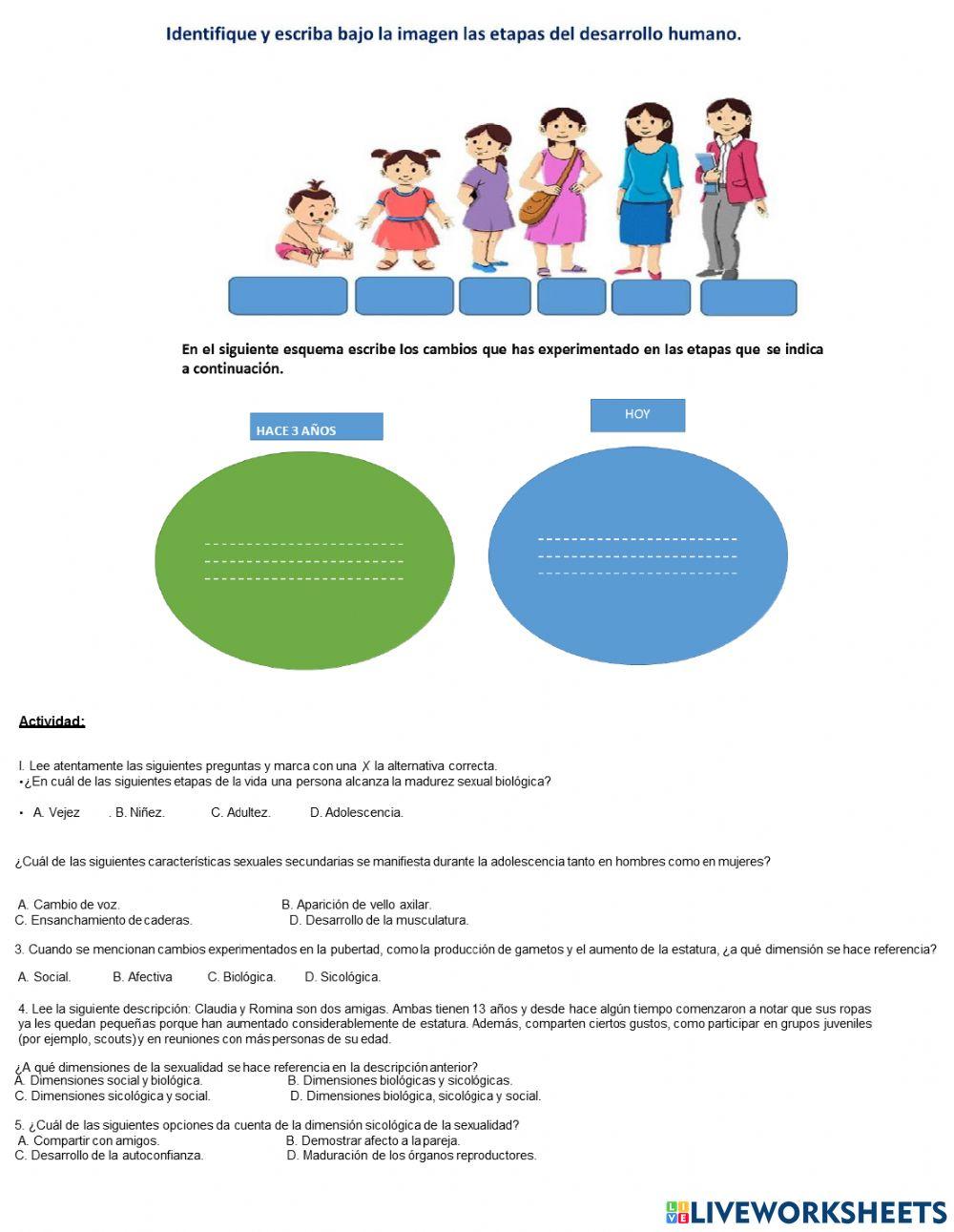 La pubertad y la adolescencia