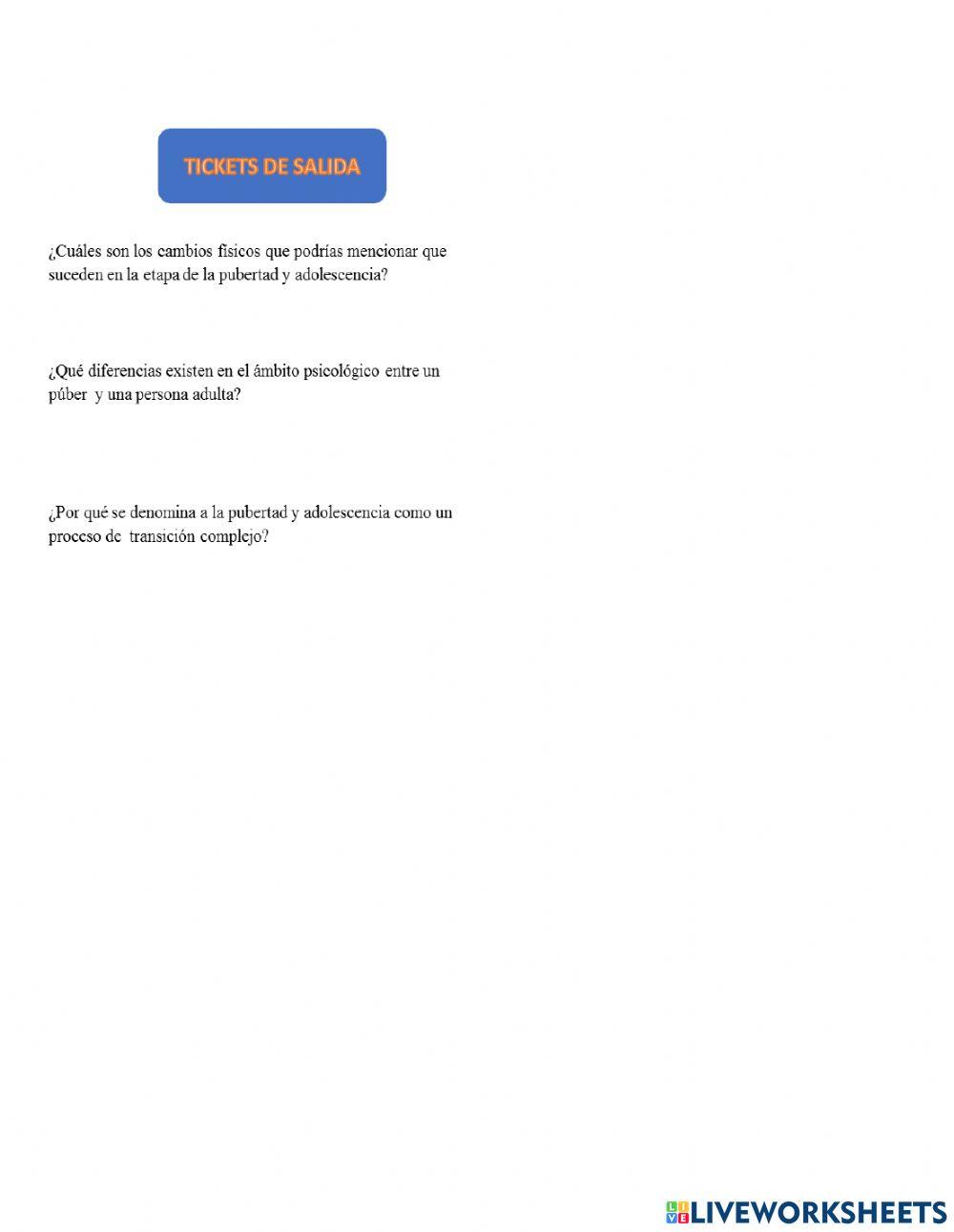 La pubertad y la adolescencia